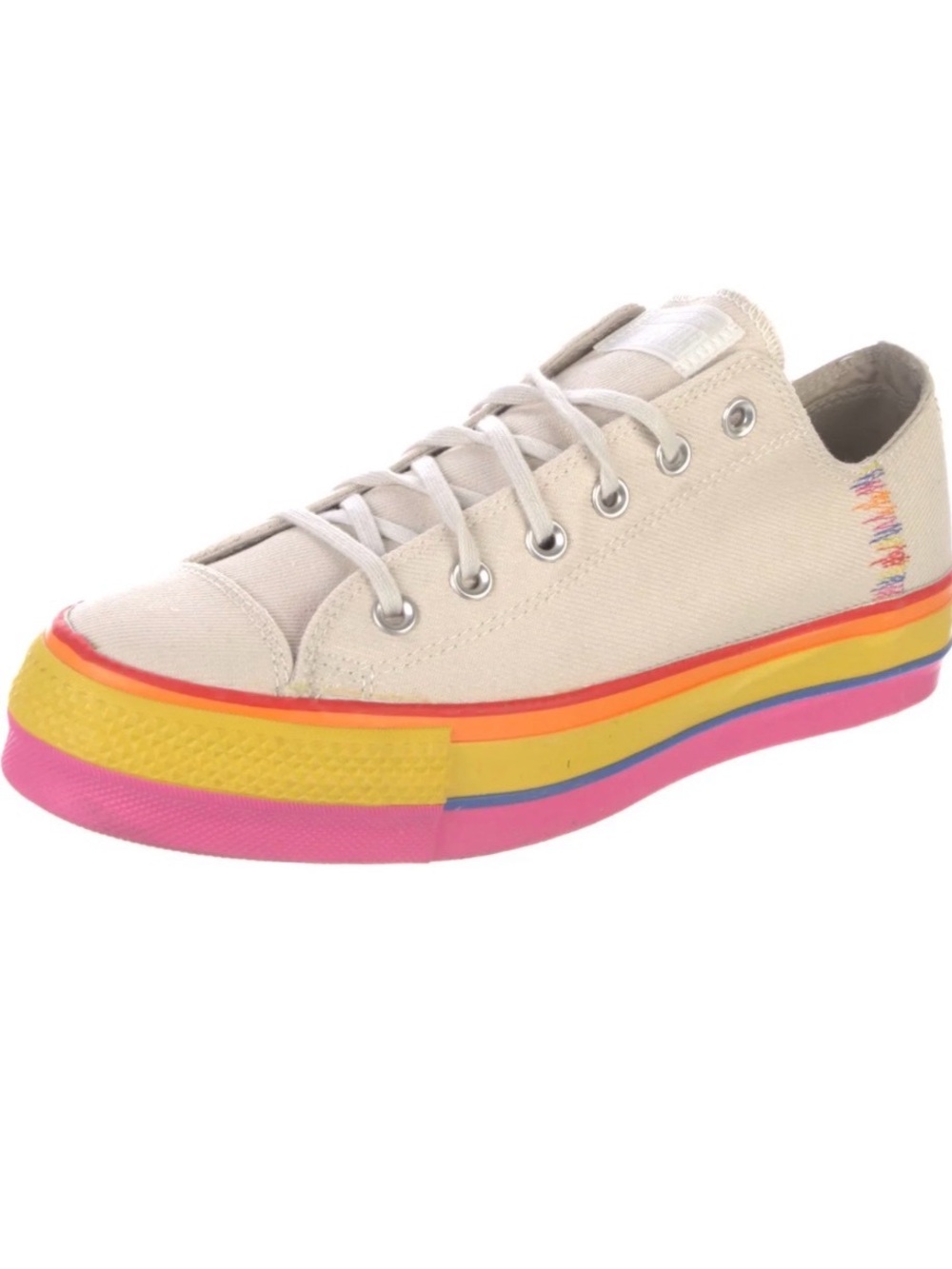 CONVERSE CHUCK TAYLOR ALL STAR LIFT OX Rainbow Sz 9